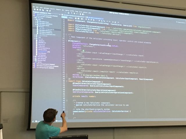 Karsten Sitterberg zeigt NetBeans, TypeScript und Angular 2