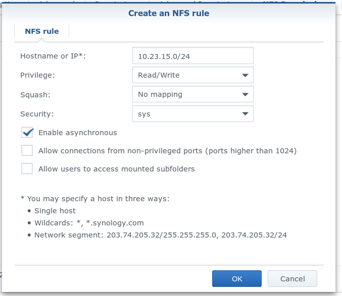 NFS Permissions