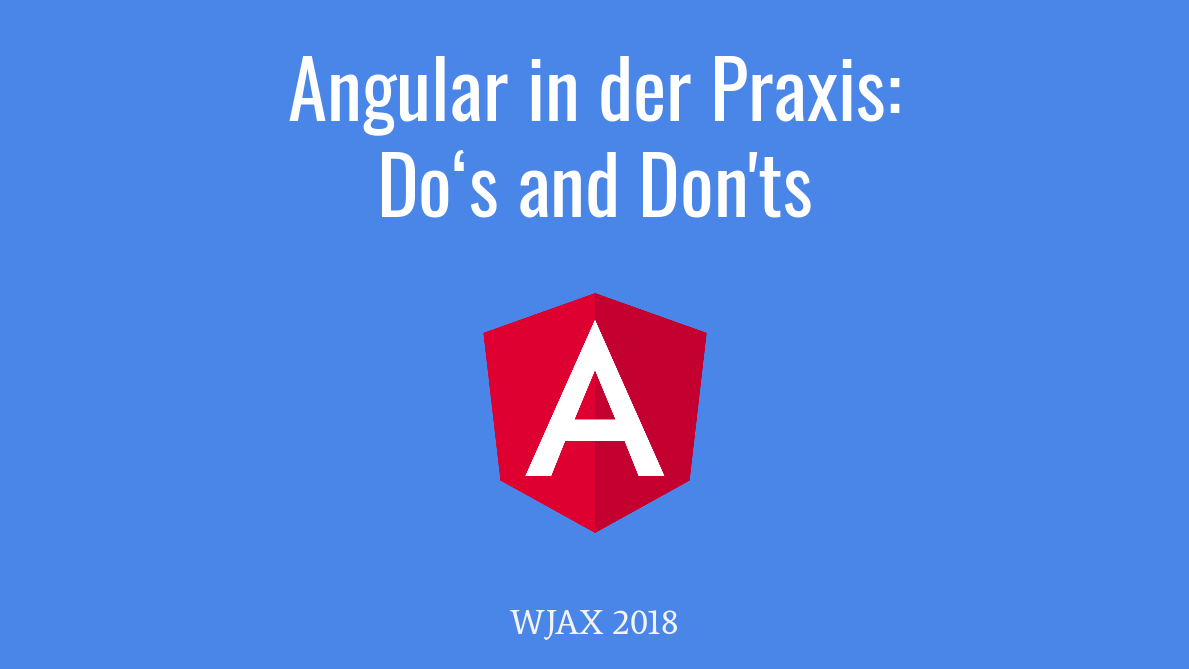 Angular im Projektalltag