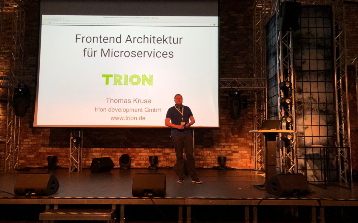 trion: Frontend Architektur für Microservices, JavaLand 2019